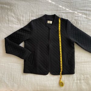 Marine Layer Quilted Mock-neck Zip Up